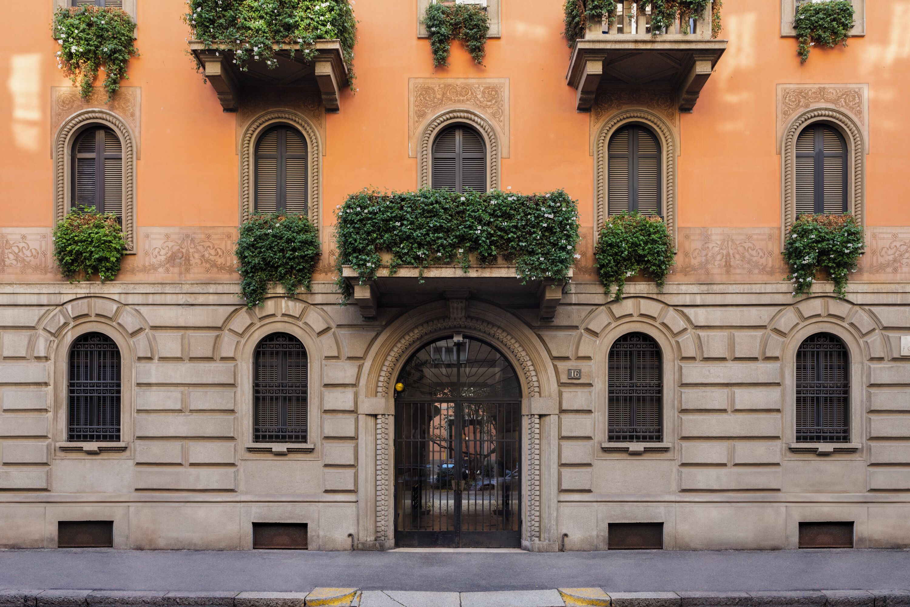 Facciata della struttura