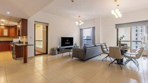 TV - Livbnb – Bright 1BR with Marina & City Views (Dubai)
