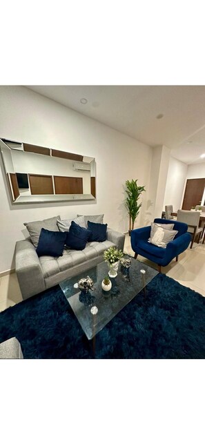 Living area - Luxury apartment in Ferrara (Mazatlán)
