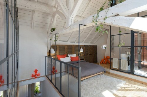 Chambre d’hôtes « Chambre Madeleine » avec vue montagne, piscine partagée et Wi-Fi