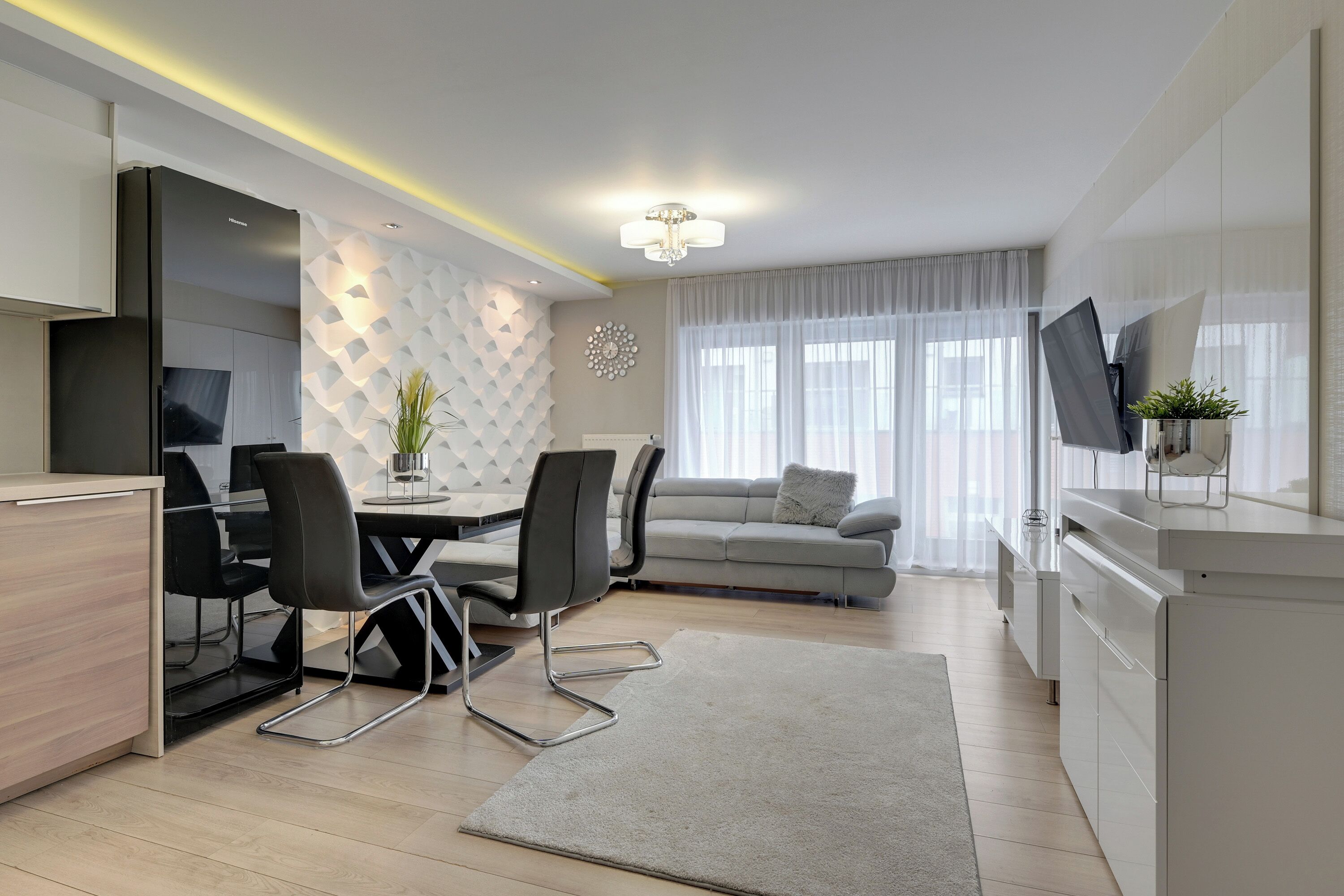 Comfort-Apartment, Balkon | Wohnbereich
