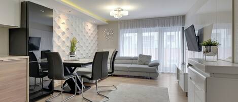Comfort appartement, balkon | Woonruimte