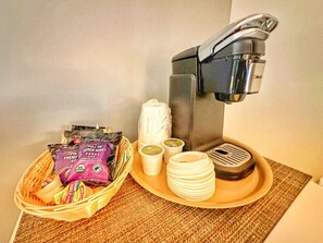 Coffee and/or coffee maker - Room 2, double room - sleeps 4 (Manchester)