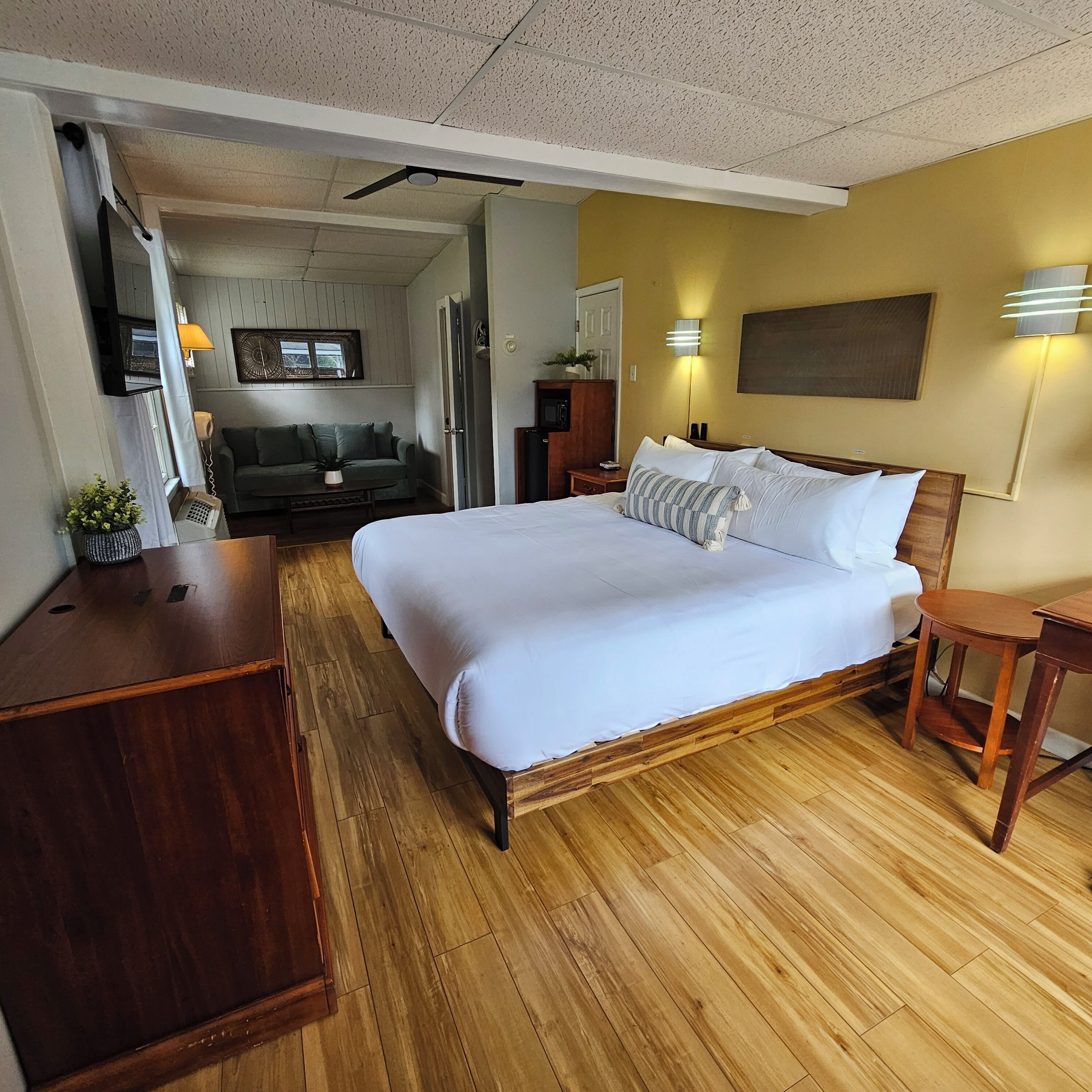 1 slaapkamer, een strijkplank/strijkijzer, wifi, beddengoed