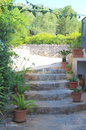 Property grounds - Charming home with private entrance in historic villa – quiet & idyllic (Ostuni)