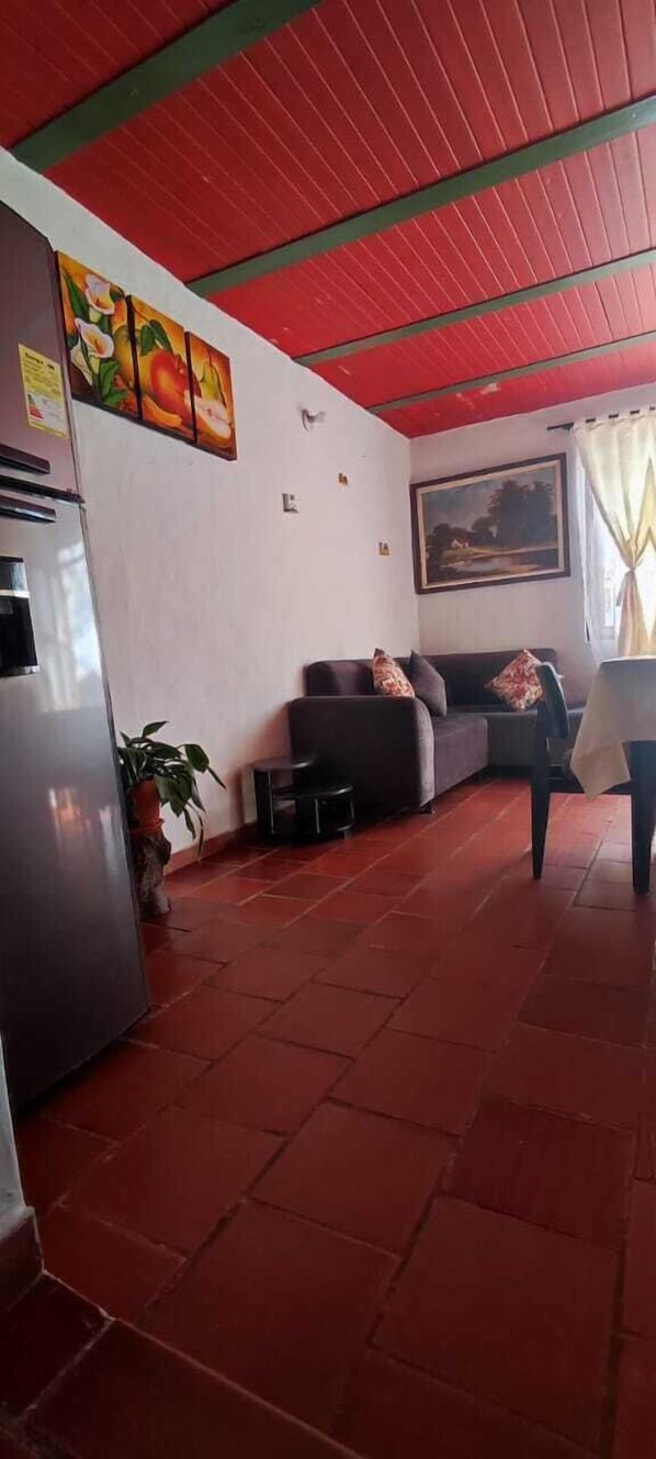 Basic Apartment, Patio, Courtyard View | Living area - Cabaña Lewana Campestre (Villa de Leyva)