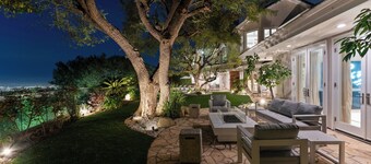 Double Gated Villa in Brentwood with Tennis Court, Pool, Garden and Views