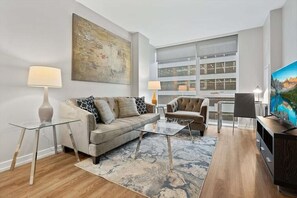 Living area - Luxury furnished apartment (Wallisellen)