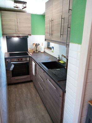 Microwave, oven, stovetop, dishwasher - La Ferme du Maquis (Antisanti)