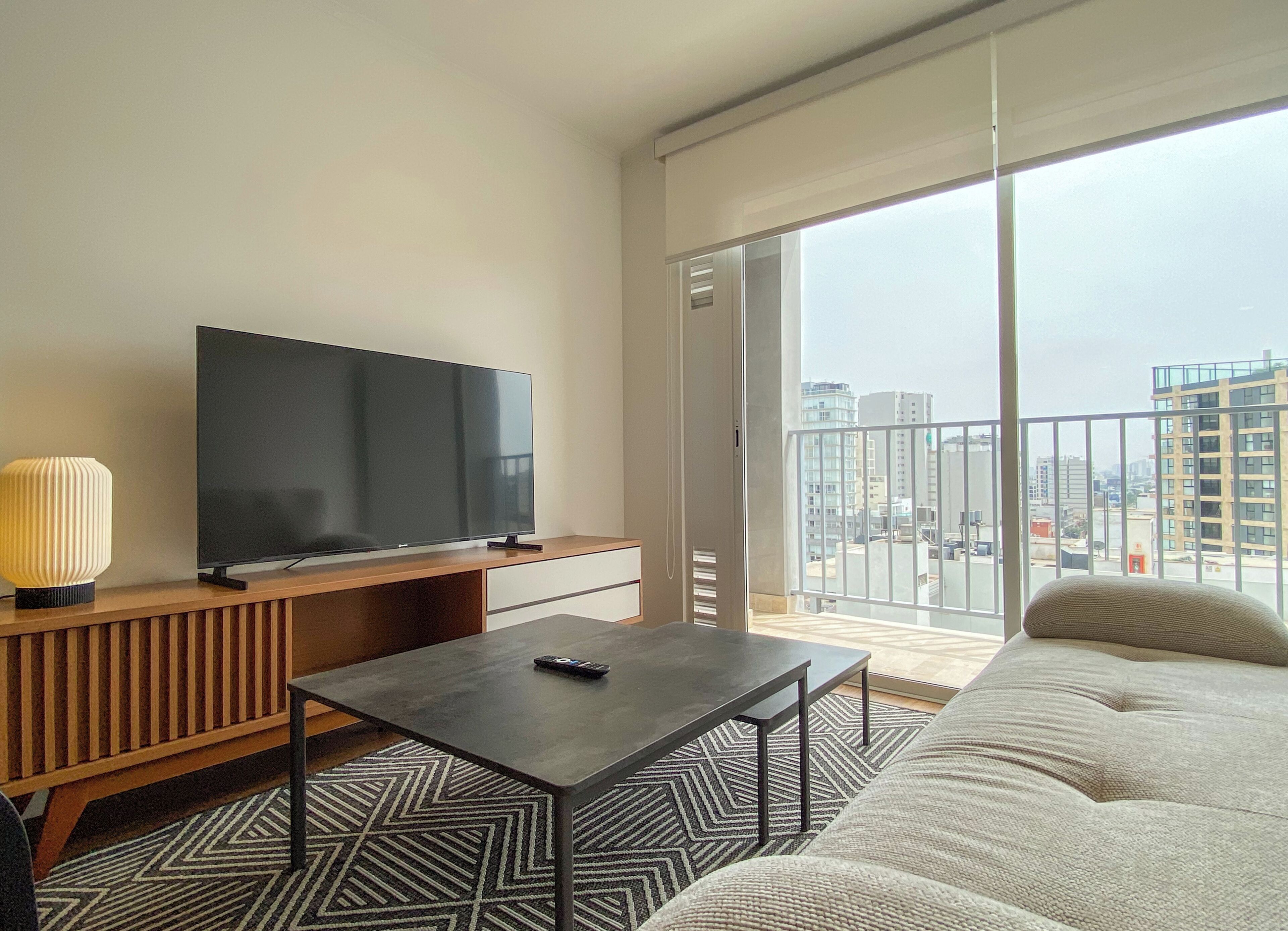 Apartment, 2 Bedrooms, Balcony | Living room | 43-inch Smart TV with digital channels, heated floors