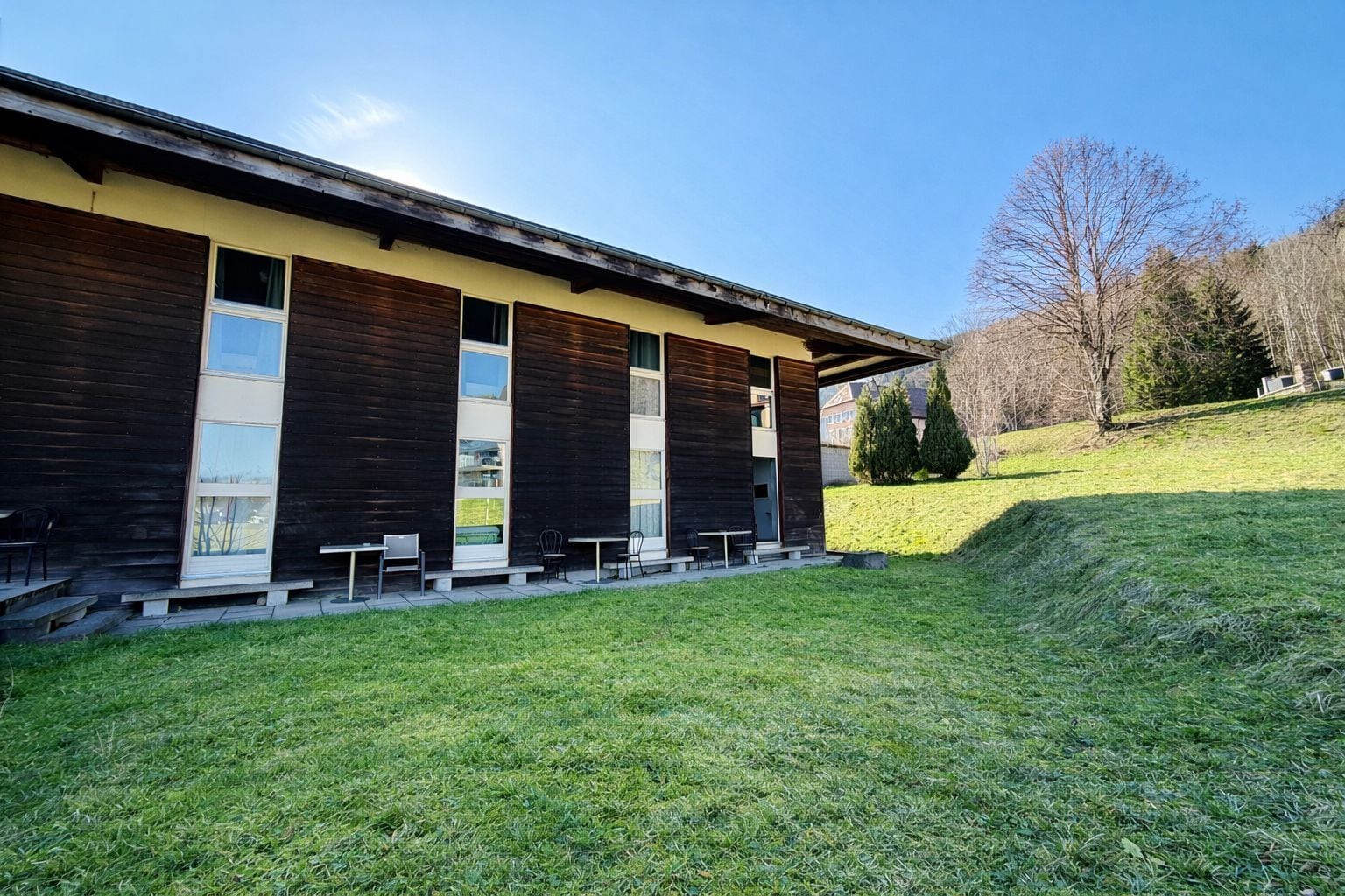 Fassade der Unterkunft