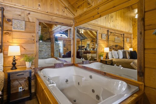 Location Cute Studio Log Cabin Hot Tub Fireplace