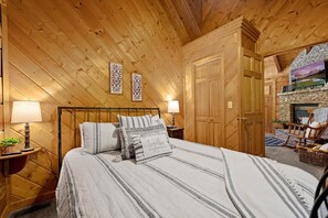 House | 1 bedroom, Internet - Location Smokies Log Cabin Hot Tub Fireplace (Pigeon Forge)
