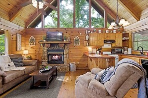 Suite - View Private Log Cabin Fireplace Hot tub Relax (Sevierville)