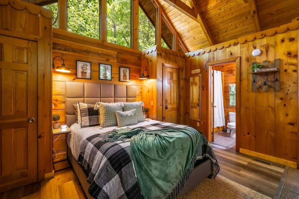 Location Private Log Cabin Hot Tub Fireplace