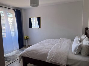 1 bedroom, iron/ironing board, WiFi, bed sheets - Homely Corner Apartment with Self Check in ! (Nairobi)