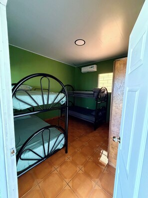 Basic Shared Dormitory, Balcony, Beach View