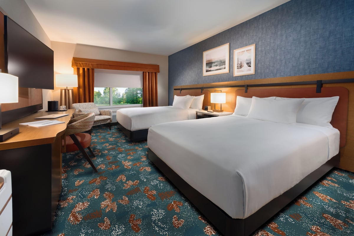 Double Room, 2 Queen Beds, Non Smoking