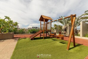 Basic Apartment | Children's area - Apt in Condo w/ Pool 400m From Beach Tau0204 (Maceió)