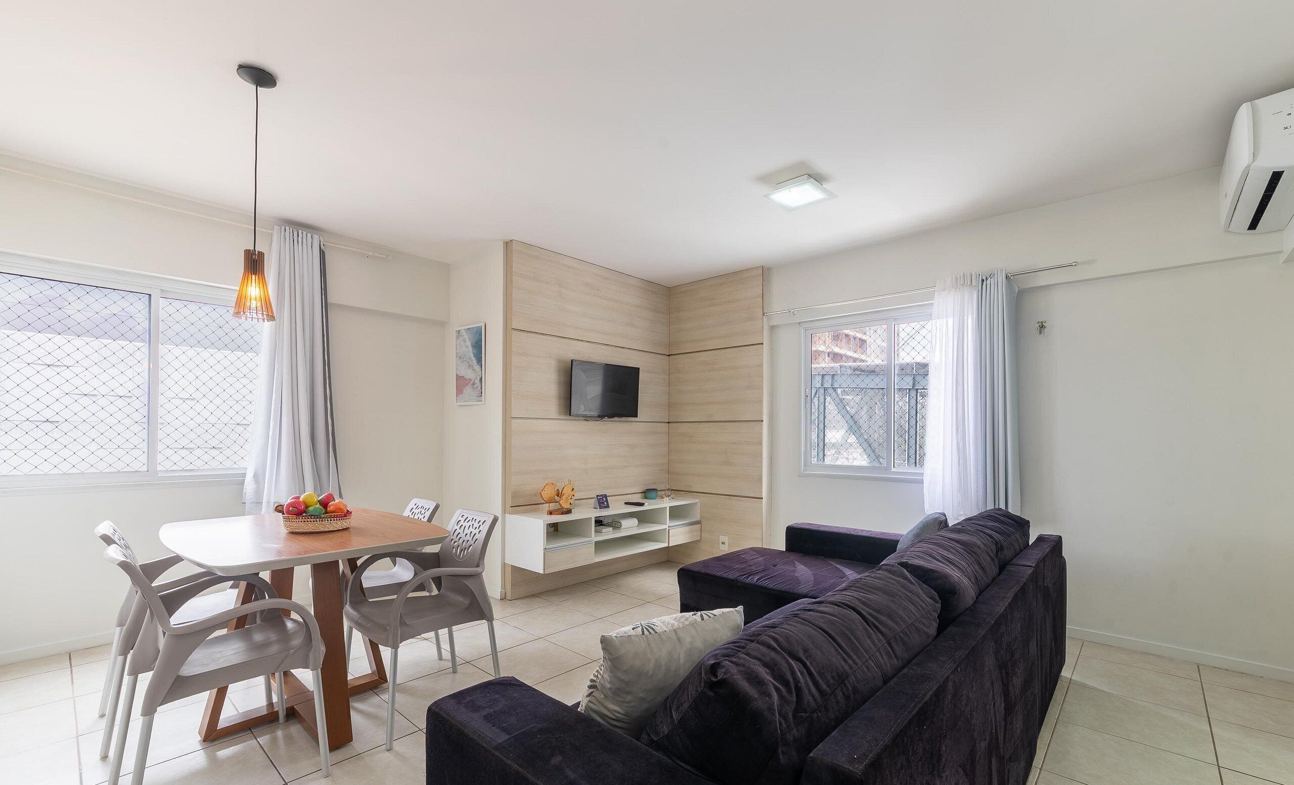 Basic Apartment | Living area | 32-inch TV with cable channels