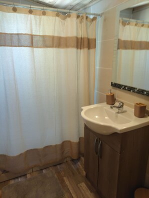 Towels, soap, toilet paper