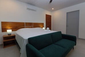 2 chambres, bureau, Wi-Fi gratuit, draps fournis
