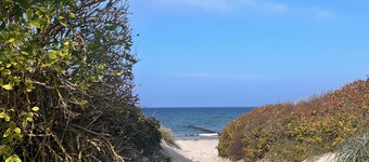 Spacious vacation apartment in the idyllic Baltic seaside resort of Wustrow. Centrally located!