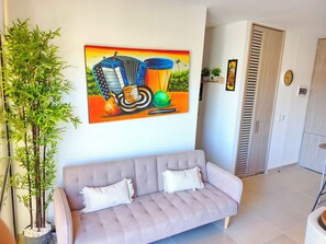 Living area - Modern Apartment 2BR - Country Reserved (Gaira)