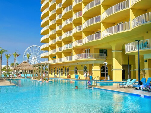 L👀K! NEW LISTING! Gulf Views - 1BR Beach Condo at Pier Park + FREE Beach Chairs!