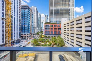 Condo, Balcony, City View | Property grounds - Luxury 1BR and Den in the Heart of Miami (Miami)