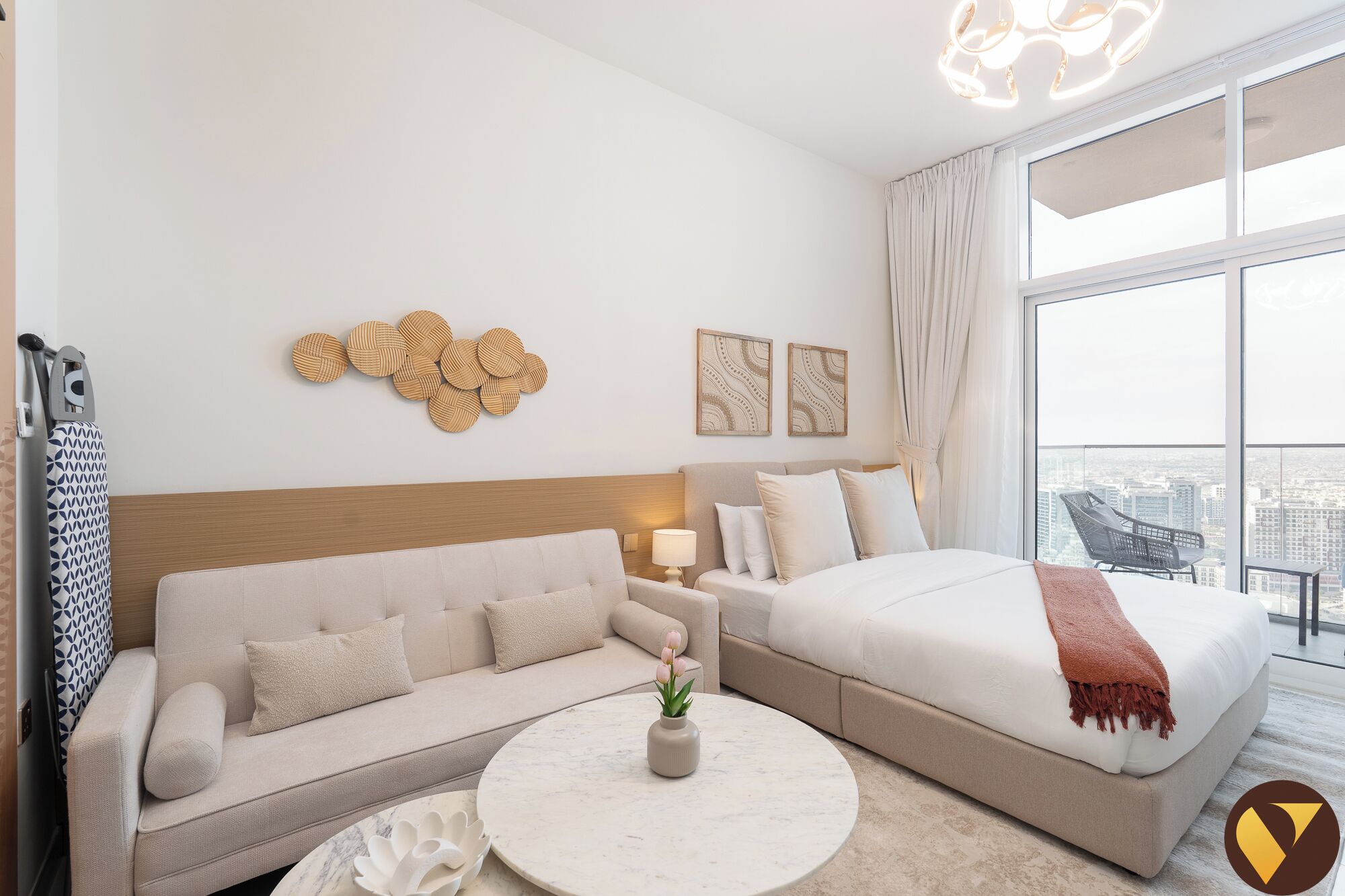 Luxury-Studio, Balkon, Stadtblick