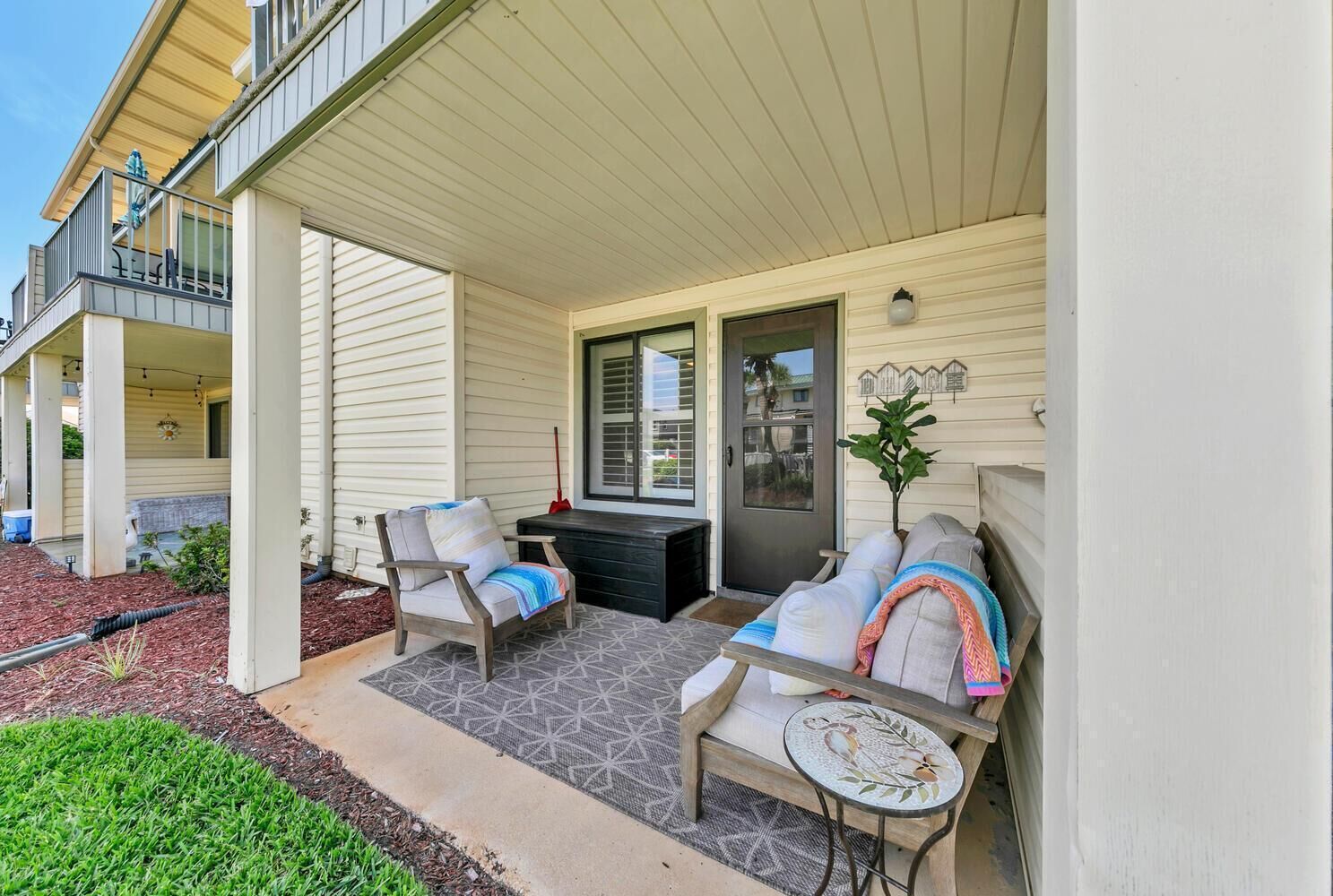 Leilighet, 1 kingsize-seng med sovesofa (Sandprints A7- The Coral Cabana) | Terrasse/patio