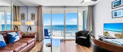 Condo, 1 King Bed with Sofa bed (Long Beach Resort 4-605) | Living area