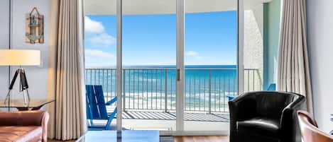 Appart'hÎtel, 1 trÚs grand lit et 1 canapé-lit (Long Beach Resort 4-605) | Coin séjour