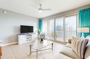 Condo, 1 King Bed with Sofa bed (Ariel Dunes I 1306) | Living area - Ariel Dunes I 1306 (Miramar Beach)
