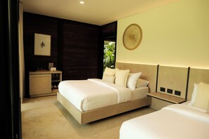 Habitació amb dos llits individuals Deluxe, vistes al riu