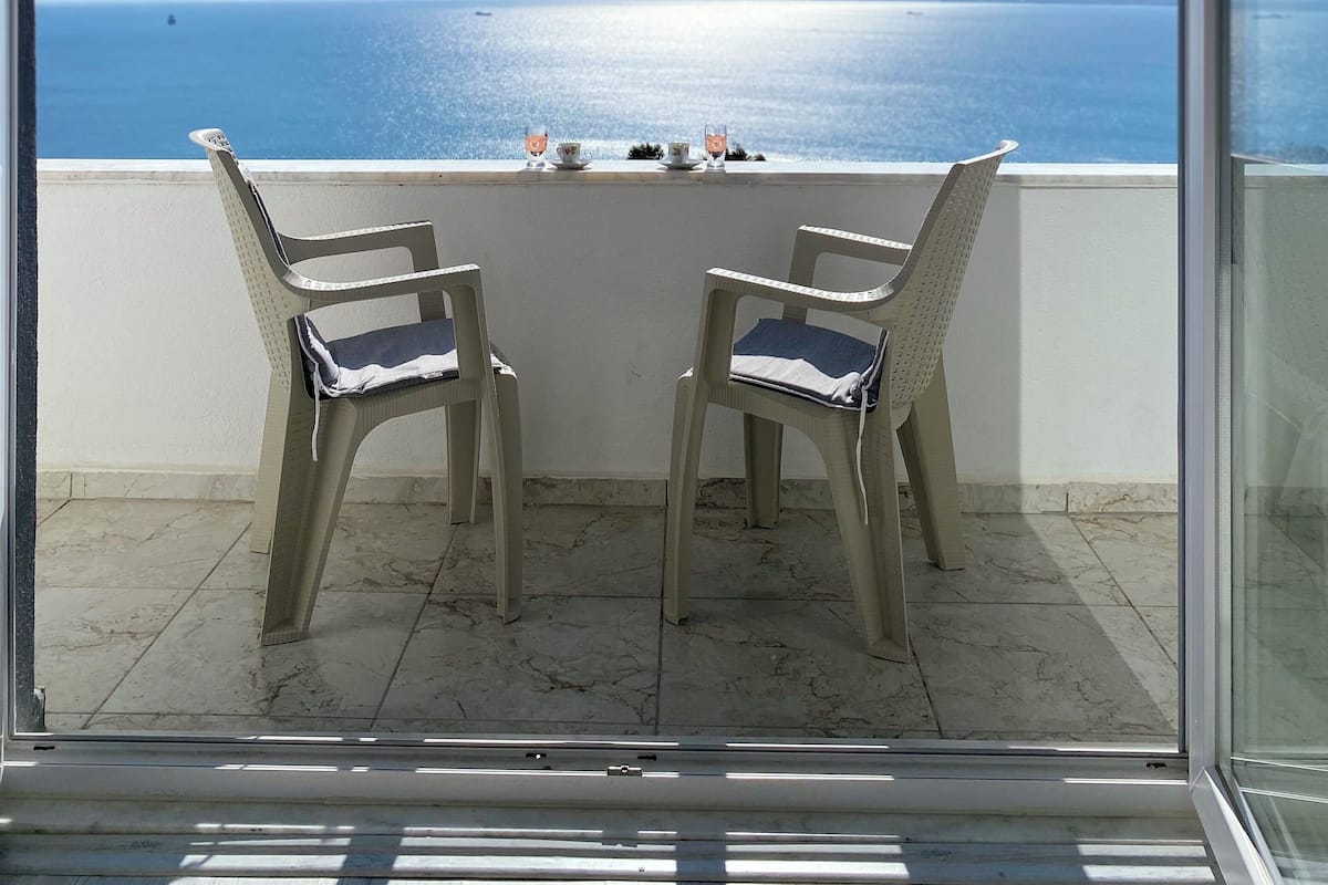 Standard Apartment, Multiple Beds, Balcony, Sea View | View from room