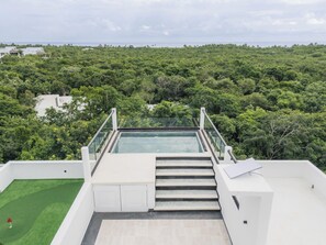 Property grounds - Emma Apartments New with Pool, Jacuzzi, close to the Beach, and playgrounds (Akumal)