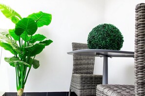 Luxury-Studio, Balkon, Stadtblick | Innenbereich