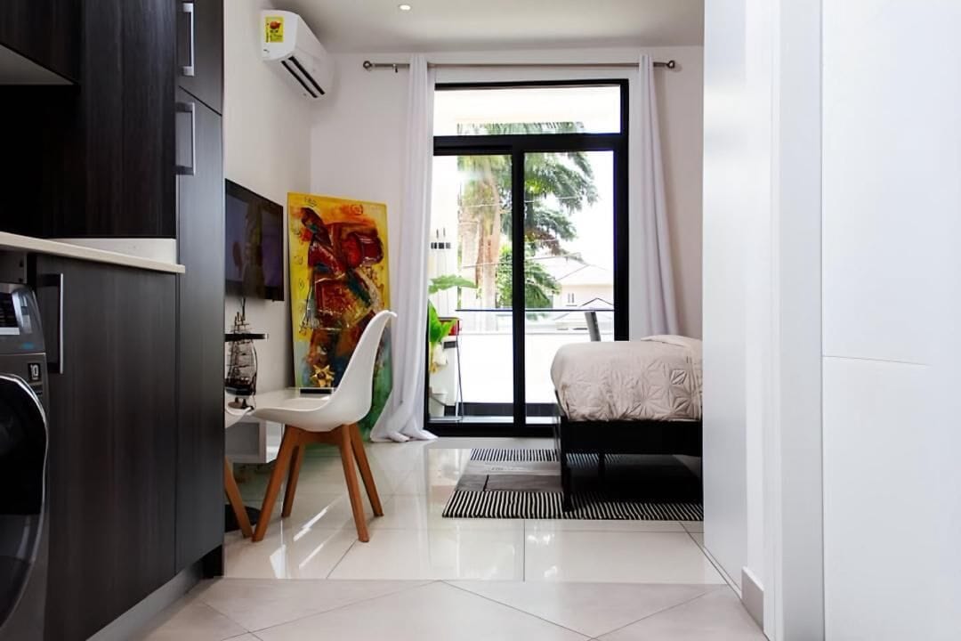 럭셔리 스튜디오, 발코니, 시내 전망