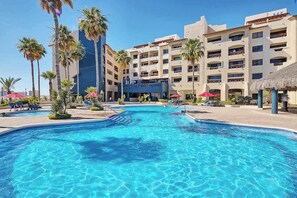 Pool - Cozy Ground Level Condo near Pool Pinacate 112 (Puerto Peñasco)