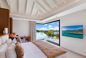 4 bedrooms, desk, iron/ironing board, WiFi - Villa Sole Luce -- Prestige property near the beach (Les Terres Basses)