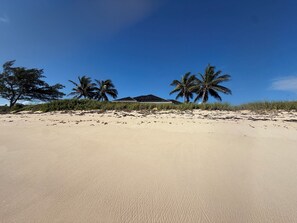 Aan het strand