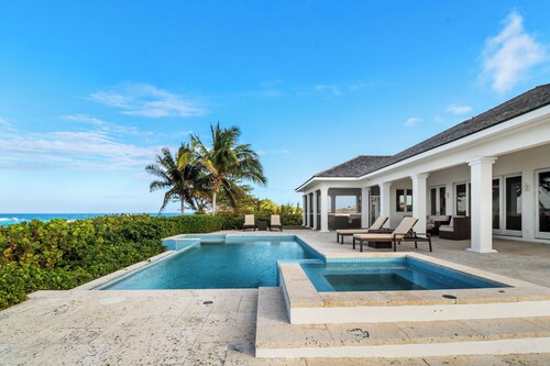 New to VRBO: Elysium Point Beachfront Villa with Pool, Hot Tub, & Private Beach