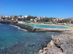 Beach - Family 3BR Townhouse Pool Terrace South Tenerife (Arona)