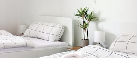 2 makuuhuonetta, ilmainen Wi-Fi, vuodevaatteet