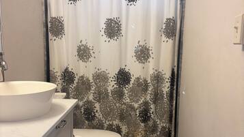 Shower, towels