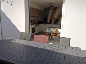 Outdoor dining - House near city center - 8 guests (La Tranche-sur-Mer)