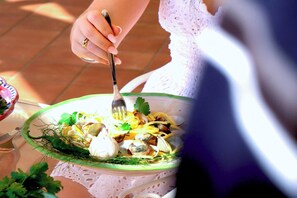 Room, 1 Bedroom, Patio | Food and drink