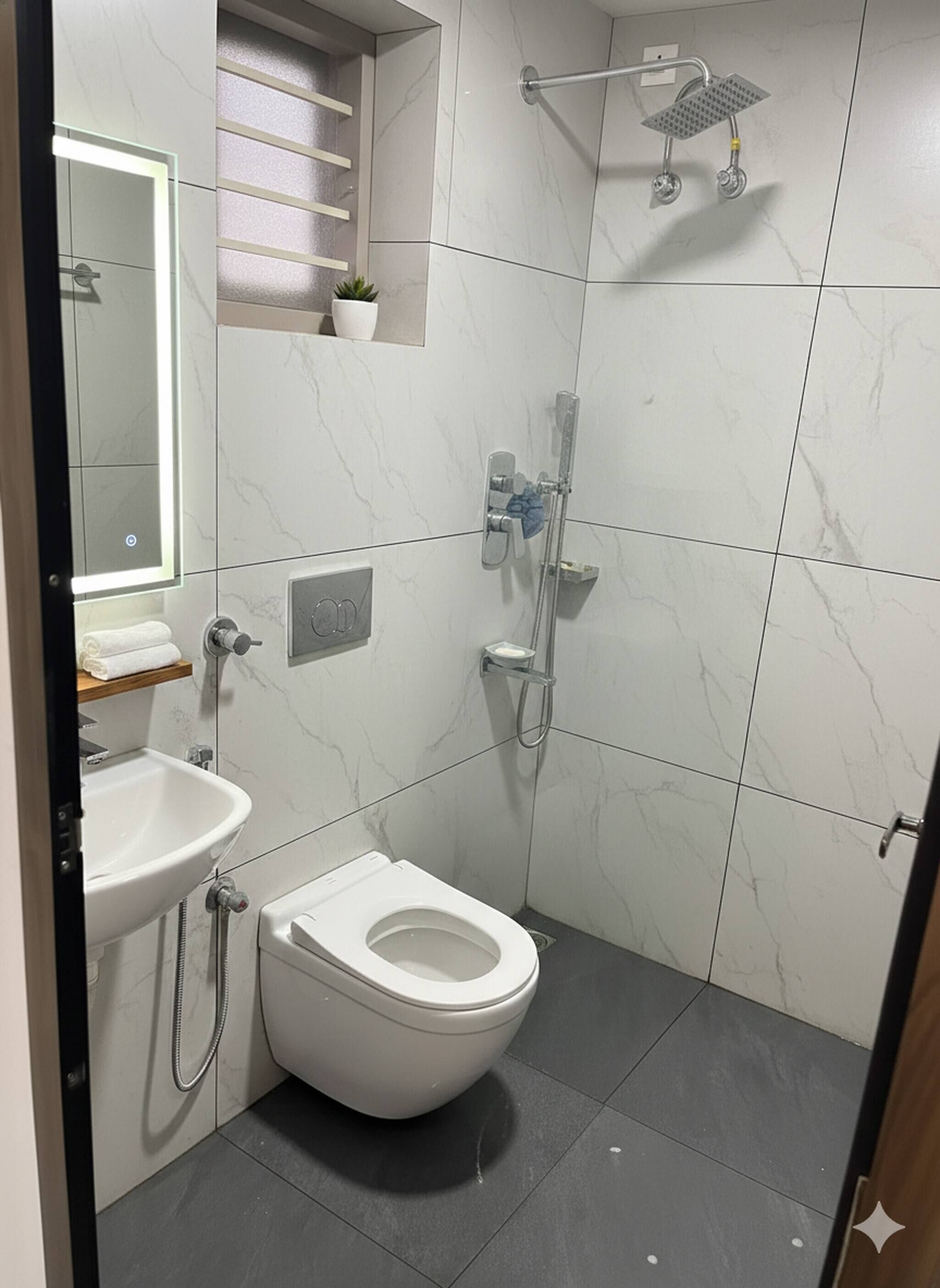 Room, 2 Bedrooms, Smoking, Terrace | Bathroom